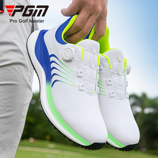 高尔夫球鞋 带超强防水鞋 男鞋 超软爆米花中底旋钮鞋 休闲运动鞋 PGM