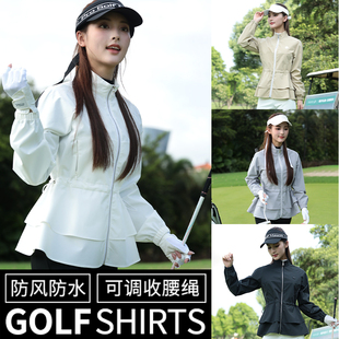 上衣户外运动套装 25秋冬新款 女款 风衣外套女士衣服冬装 高尔夫女装