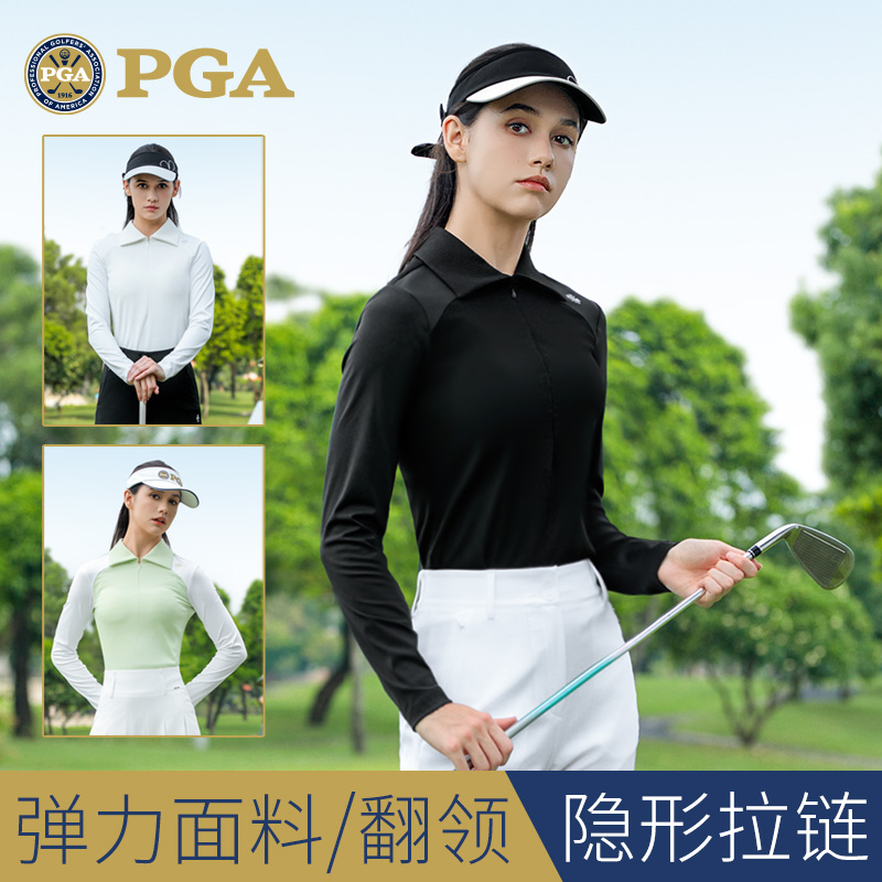 美国PGA高尔夫女装长袖短裙套装