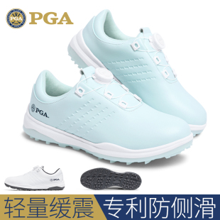 高尔夫女球鞋 运动鞋 秋冬女士防水防滑旋钮鞋 女款 子 带女鞋 美国PGA