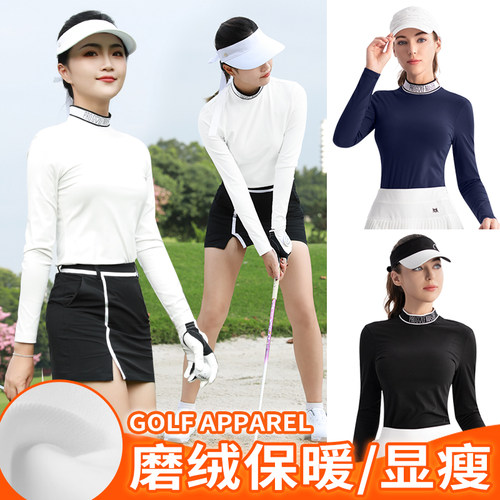 磨绒高尔夫女装打底衫裙子套装