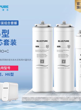 蓝飘尔净水器智能反渗透纯水机L6/H6专用卡接式滤芯pac优惠组合装