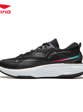 李宁运动鞋SOFTWARM女子透气舒适防滑耐磨时尚潮流休闲鞋AGLT122