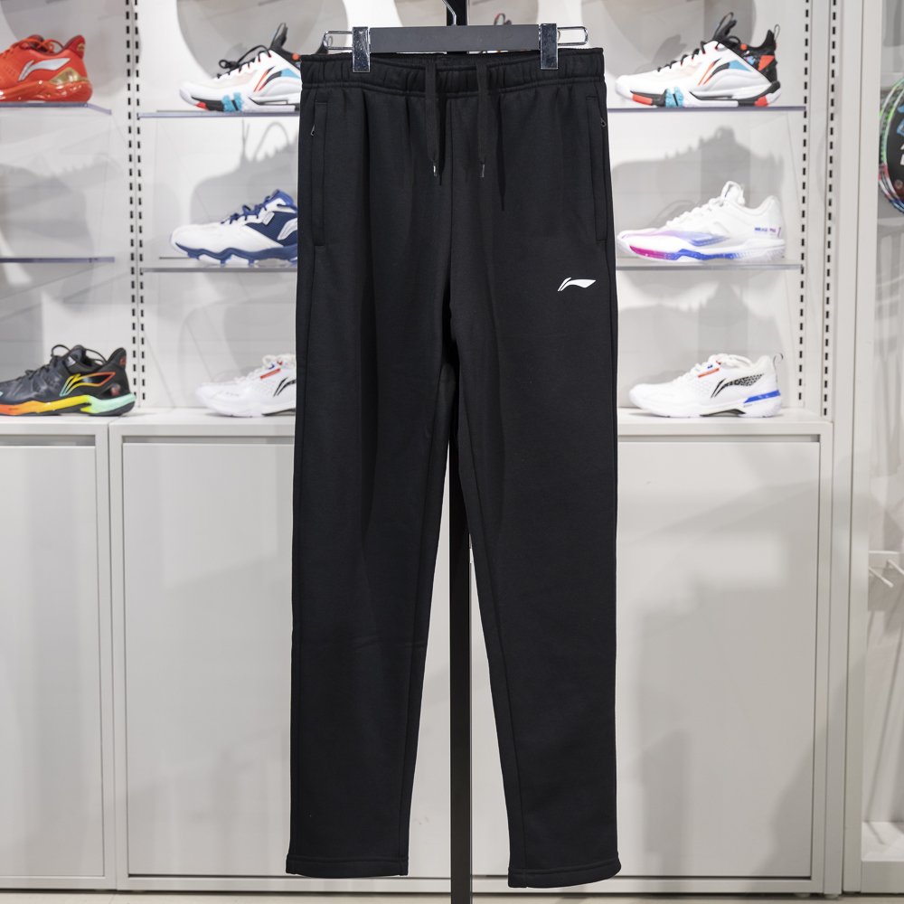 李宁运动裤男秋季加绒保暖长裤