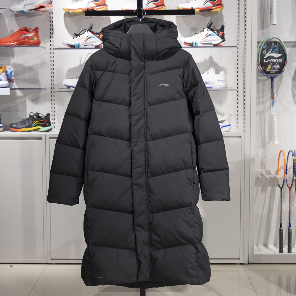李宁长款羽绒服男士新款