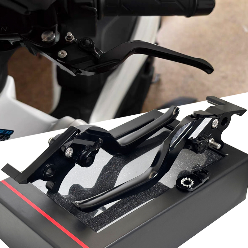 适用25款三阳巡弋400 CRUISYM400改装带驻车功能刹车离合牛角手把