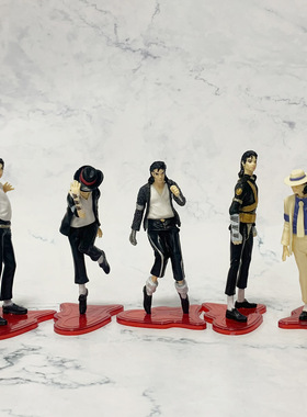 迈克尔杰克逊MichaelJackson太空步米高积臣经典人偶桌面摆件手办