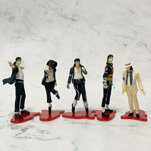 迈克尔杰克逊MichaelJackson太空步米高积臣经典人偶桌面摆件手办