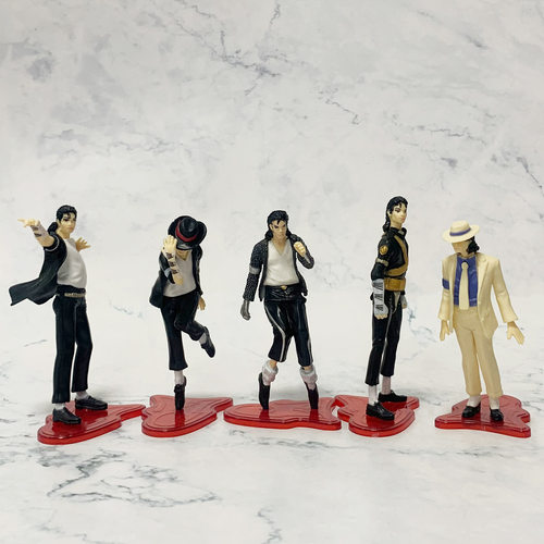 迈克尔杰克逊MichaelJackson太空步米高积臣经典人偶桌面摆件手办