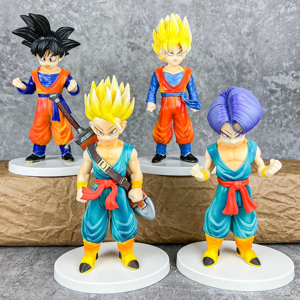 少年龙珠超级赛亚人动漫手办孙悟空特兰克斯贝吉塔模型摆件潮玩