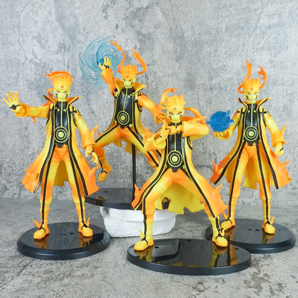 火影忍者漩涡鸣人动漫手办九喇嘛六道仙人57代火影站姿鸣人模型