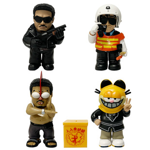 香港电影懦夫救星逃学威龙古拳法星爷达叔搞笑手办礼物桌面摆件