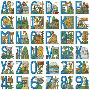 精准印花A054雨林动物 ANC安卡线 多金绣铺十字绣自配套件DMC R线