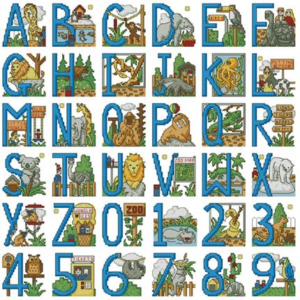 多金绣铺十字绣自配套件DMC/R线/ANC安卡线/精准印花A054雨林动物