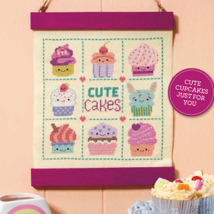 ANC安卡线 精准印花A047小蛋糕 R线 多金绣铺十字绣自配套件DMC