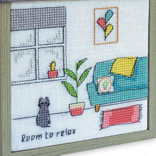 ANC安卡线 精准印花A007手作间 R线 多金绣铺十字绣自配套件DMC