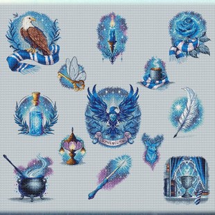 D053魔法世界02 精准印花十字绣 多金绣铺十字绣自配套件DMC R线