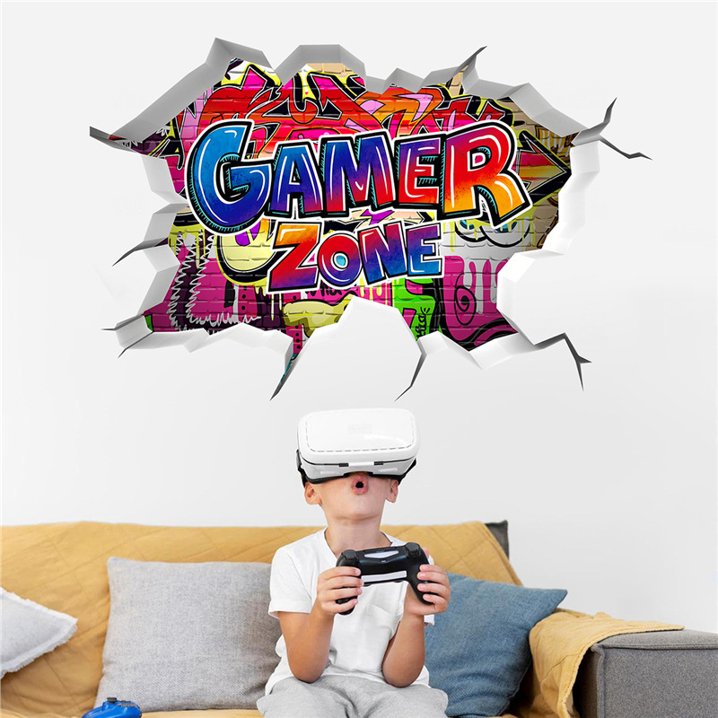 亚马逊炫酷游戏机3D破墙游戏室装