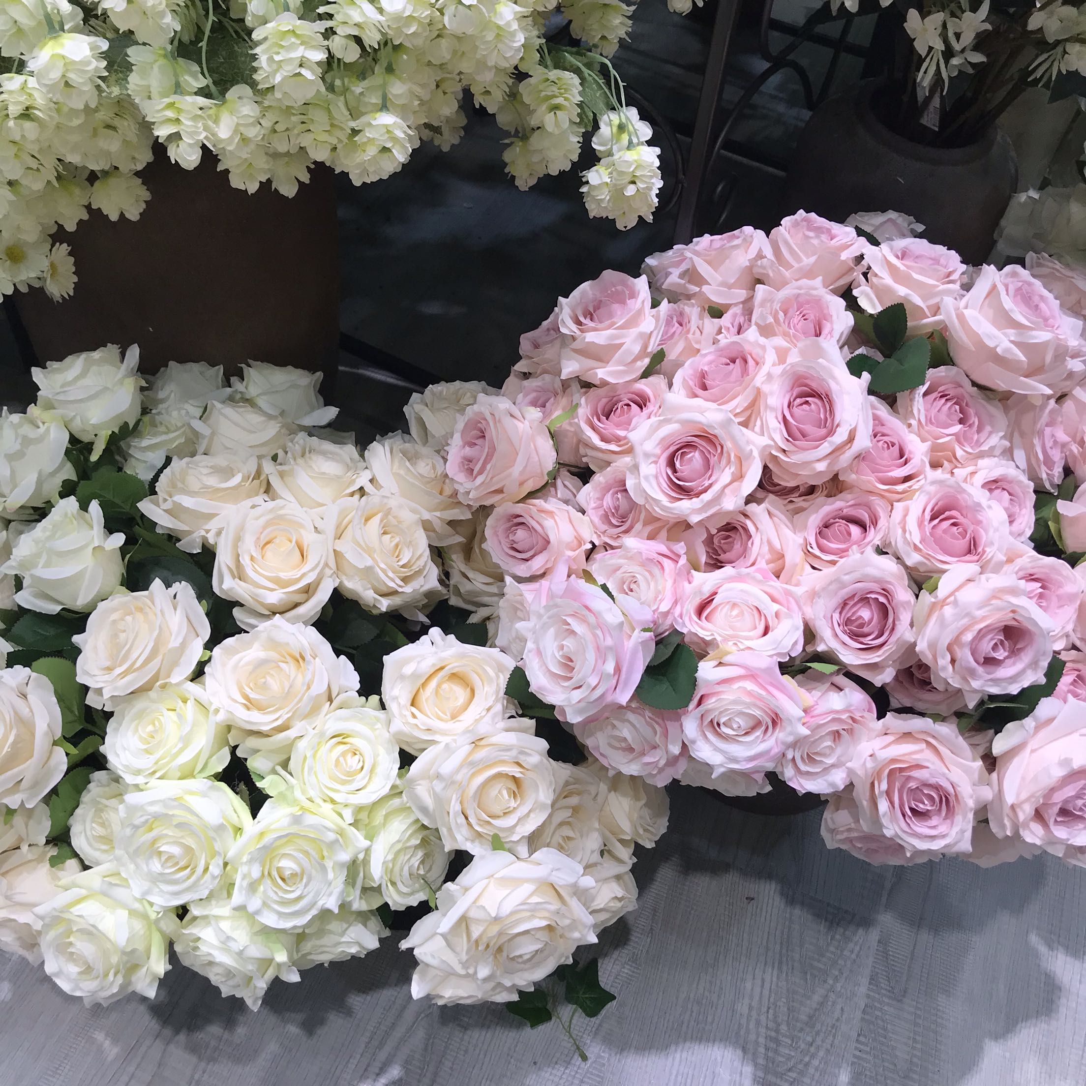 清新仿真9头玫瑰把束婚庆花墙拱门布置装饰绢花橱窗桌面搭配摆放|ruв категории фестиваль товаров/подарок, Свадьба декорации/реквизит, Свадьба шелковые цветы - от Buy2taobao.com для оказания профессиональной услуги покупки агента Taobao