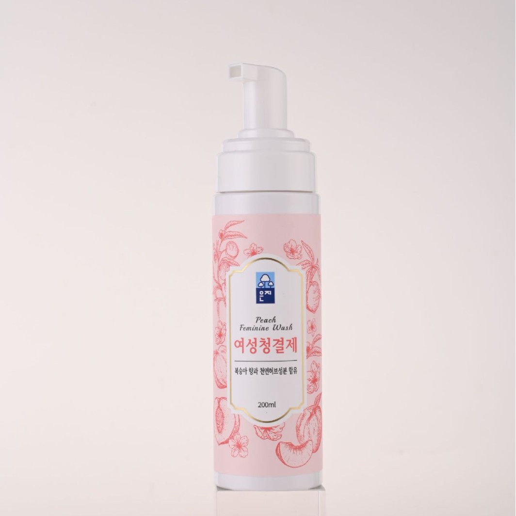 韩国进口恩芝女性护理液水蜜桃200mL抑菌净味