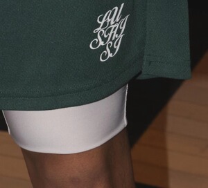 LUSHISI篮球三四分紧身裤男打底裤跑步训练高弹速干运动健身纯色