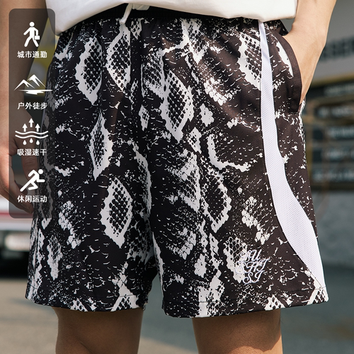 LUSHISI路南主题短裤运动裤