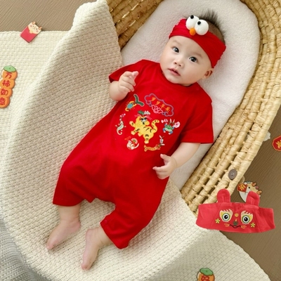 端午婴儿夏天衣服新生儿
