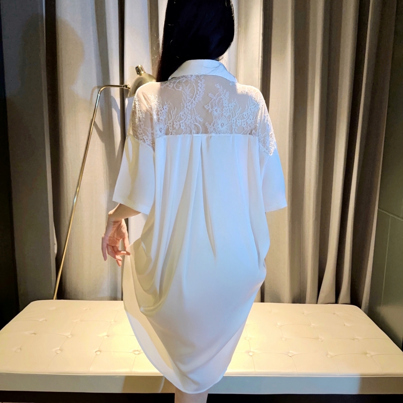 睡衣新款性感夏季衬衫家居服套装