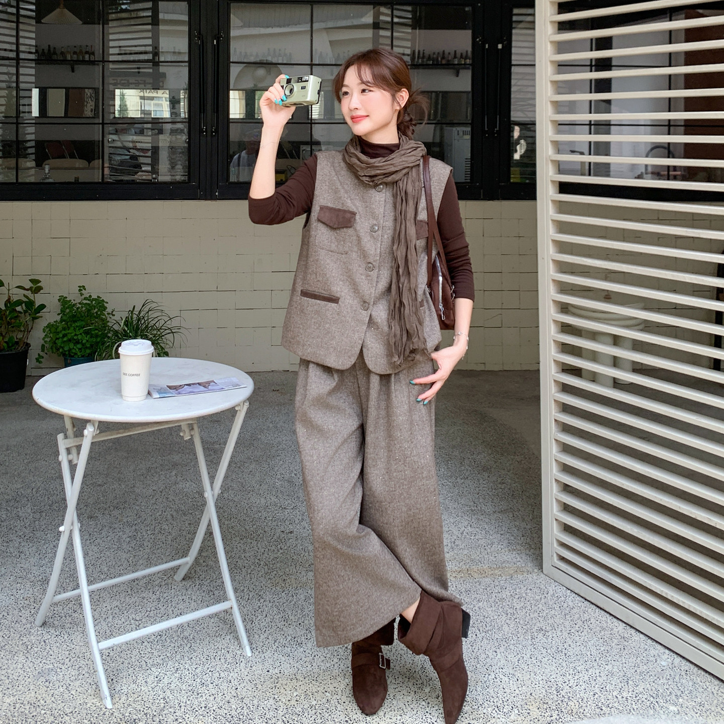 洋气时髦氛围感套装女2026秋