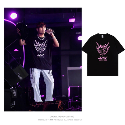 周杰伦嘉年华演唱会同款机甲范特西carnival短袖T恤纯棉应援衣服