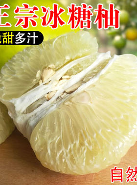 雪峰冰糖白心金兰安福柚子水果