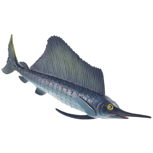 儿童仿真海洋海底玩具模型深海鱼淡水鱼旗鱼箭鱼剑鱼芭蕉鱼剑旗鱼