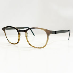LINDBERG林德伯格眼镜框男女士时尚牛角内圈高端近视1854