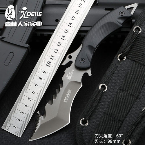 兵牛盾野外生存刀具防身潜水刀
