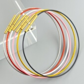 1mm防水钢丝手绳细款 极细绳穿小孔转运珠红绳男女款 手链半成品