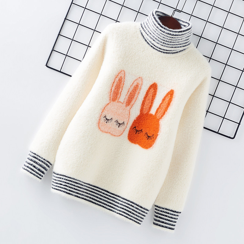 女童毛衣加绒加厚秋冬新款仿貂绒套头毛衣水貂绒打底衫中大童,童装/婴儿装/亲子装,毛衣/针织衫,淘宝优惠券,粉丝福利购,淘宝优惠卷