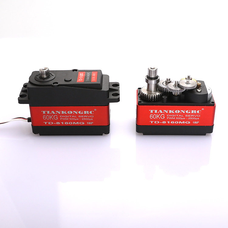 60kg大扭力数字数码舵机车模船模机器人机械臂高精度SERVO TD8160