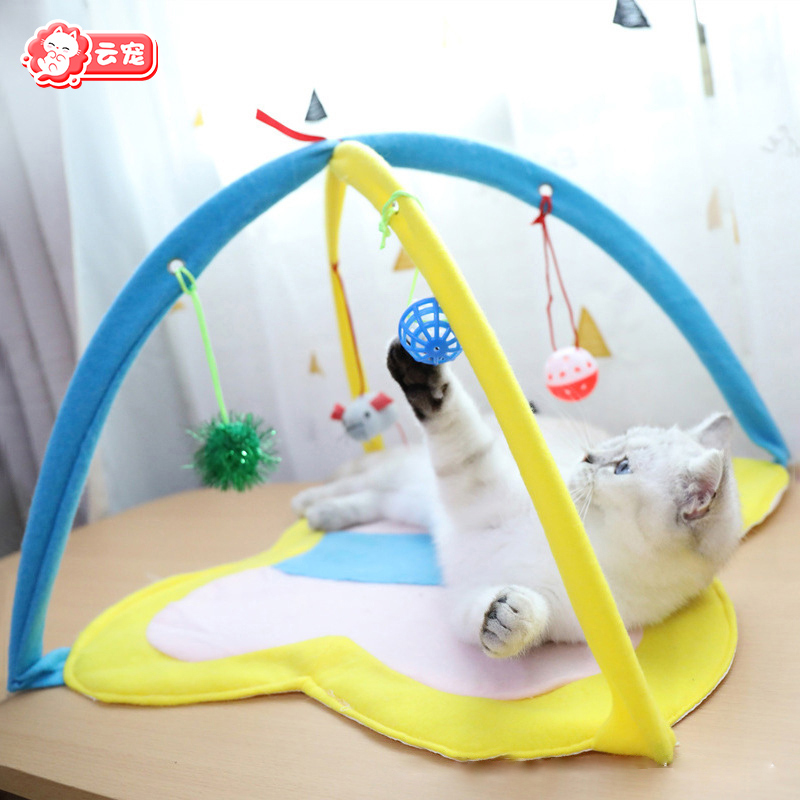 猫咪自嗨逗猫棒猫玩具抖音网红同款躺着玩的小老鼠逗猫玩具套装