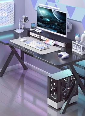 Desktop Computer Desk Ergonomic Gaming Table Bedroom Writing