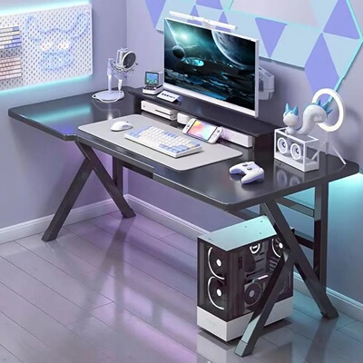 Desktop Computer Desk Ergonomic Gaming Table Bedroom Writing