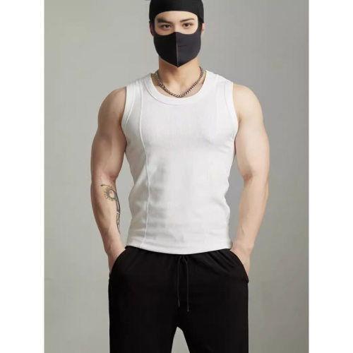 Sleeveless Sports Vest for Men, Muscle-Fit Casual Fitness