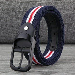 Men's Fabric Canvas Webbing Man Belt for student Designer