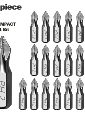 1Inch PH2 Impact Screwdriver Bit - Perfect for Plastic, Woo