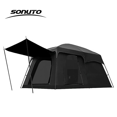 8-12 Family Tent Person Outdoor Camping Double Layers Overs