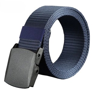 Mens Nylon Webbing Belts Canvas Casual Fabric Tactical Belt