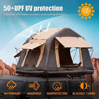 Quick Setup Design 4x4 Offroad Car Roof Top Tent Amphibious