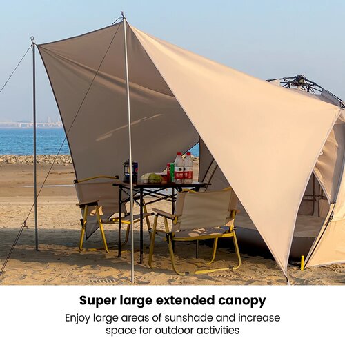 Sonuto Outdoor 3-4P One-Touch Camping Tent Quick Automatic