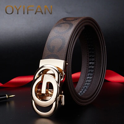 Luxury Brand Belt for Men Automatic Belt, Business Casual