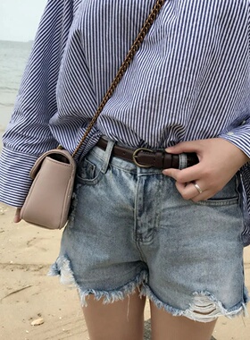 Soft and fashionable thin belt forWomen simple and versatile