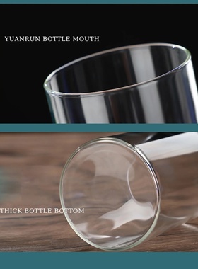 Glass Desk Vase Flower Vase Modern decoration Small Cylinde